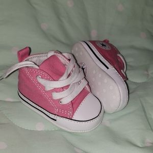 Baby Size 1 Pink Converse hi-top